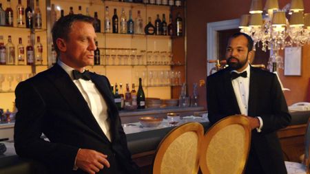 Daniel Craig and Jeffrey Wright as James Bond and Felix Leiter in Casino Royale