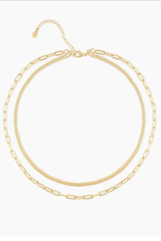 Double Down 18k Gold-Filled Layered Necklace