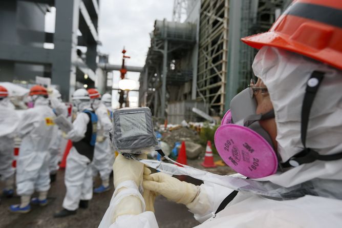 Testing at Fukushima, nuclear plant