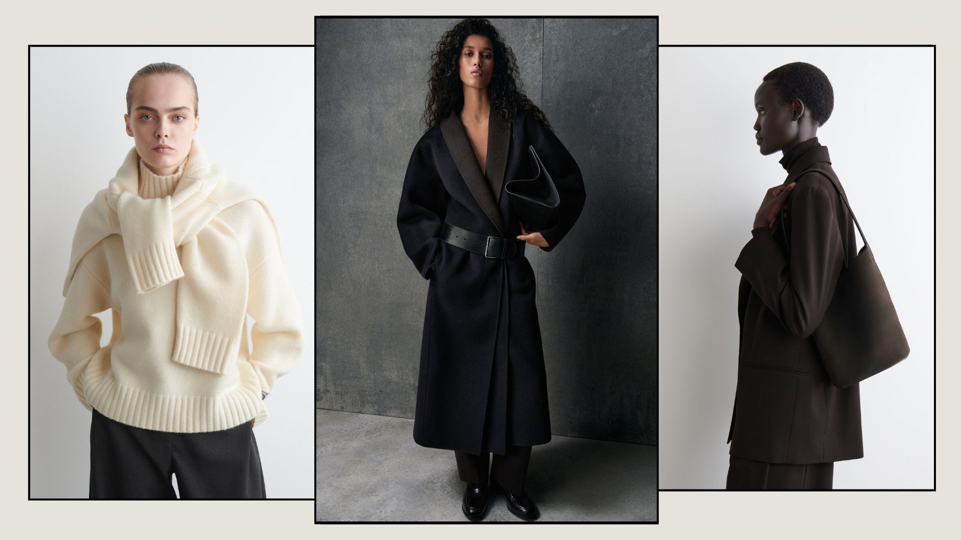 Collage of COS new in items