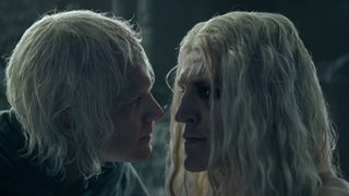 Tom Glynn-Carney as Aegon and Ewan Mitchell as Aemond in House of the Dragon season 3 episode 8