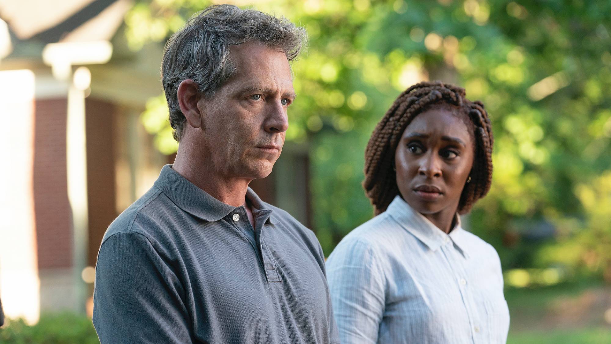 Ben Mendelsohn and Cynthia Erivo in &quot;The Outsider&quot; on HBO Max