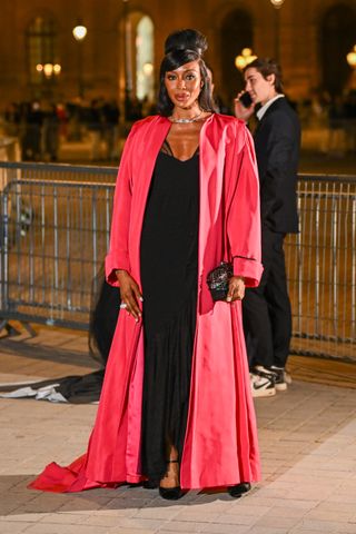 Naomi Campbell attends the le grand diner du louvre