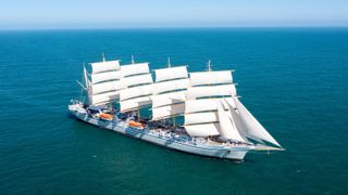 Golden Horizon cruise ship sailing on the ocean