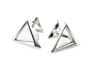 Silver Shaman’s Triangle cufflinks