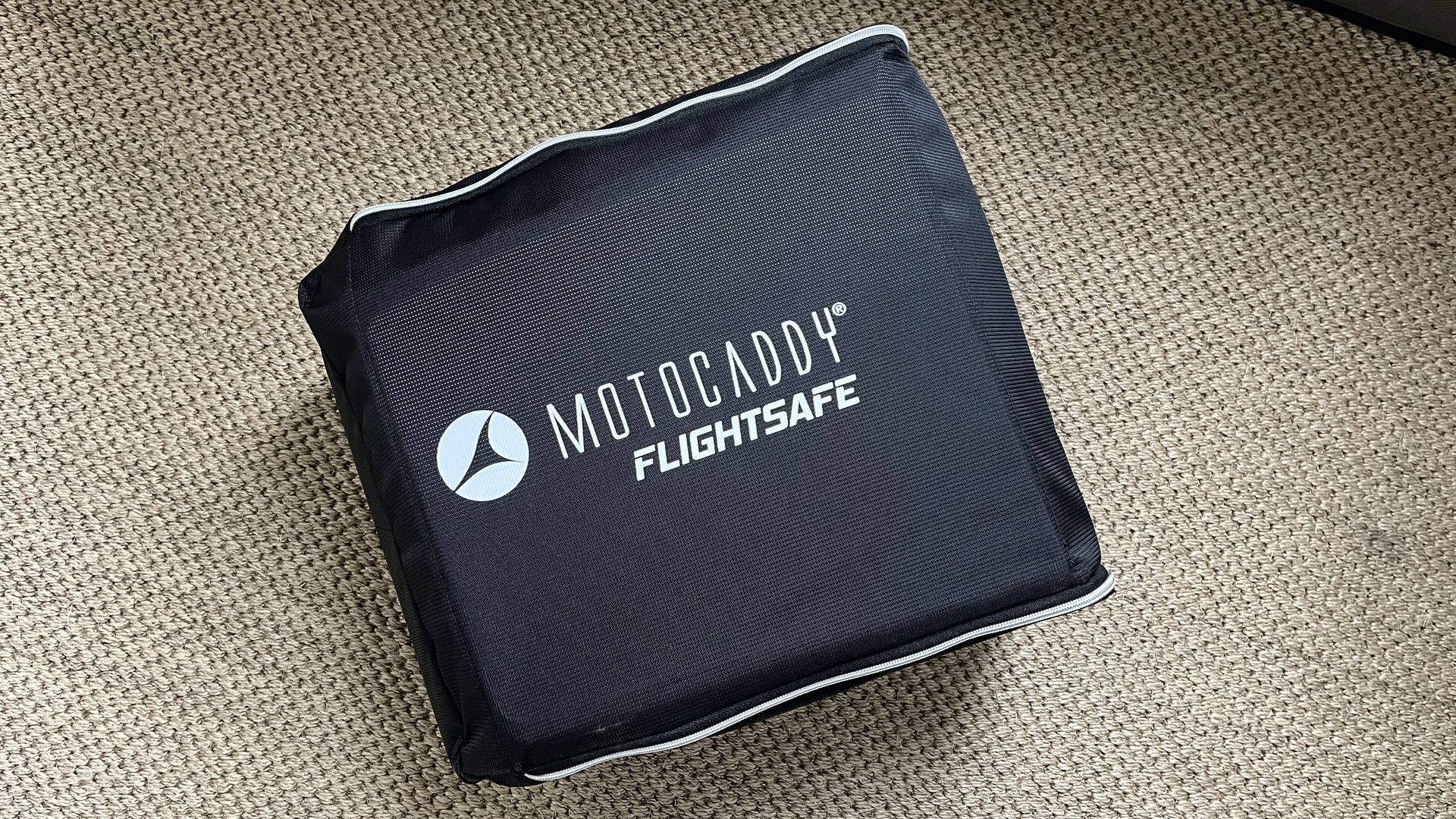 Motocaddy Flightsafe Travel Cover folded down