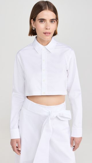 Eco Poplin Cropped Shirt