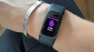 EDA app on the Fitbit Charge 5