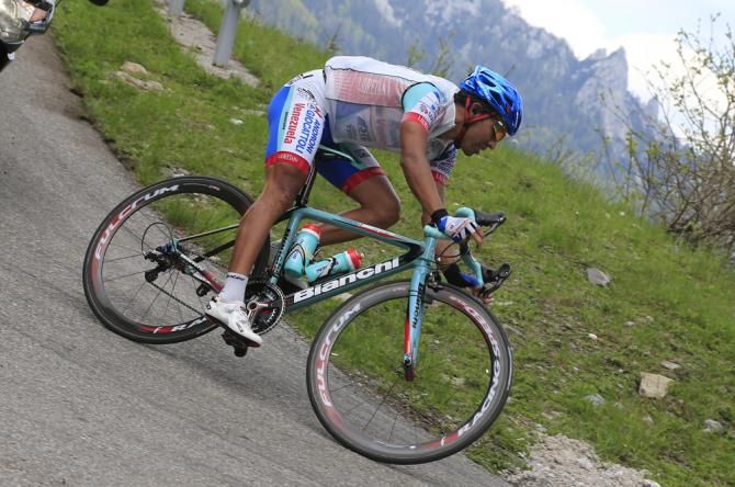 Jackson Rodriguez (Androni Giocattoli) spent another day on the attack