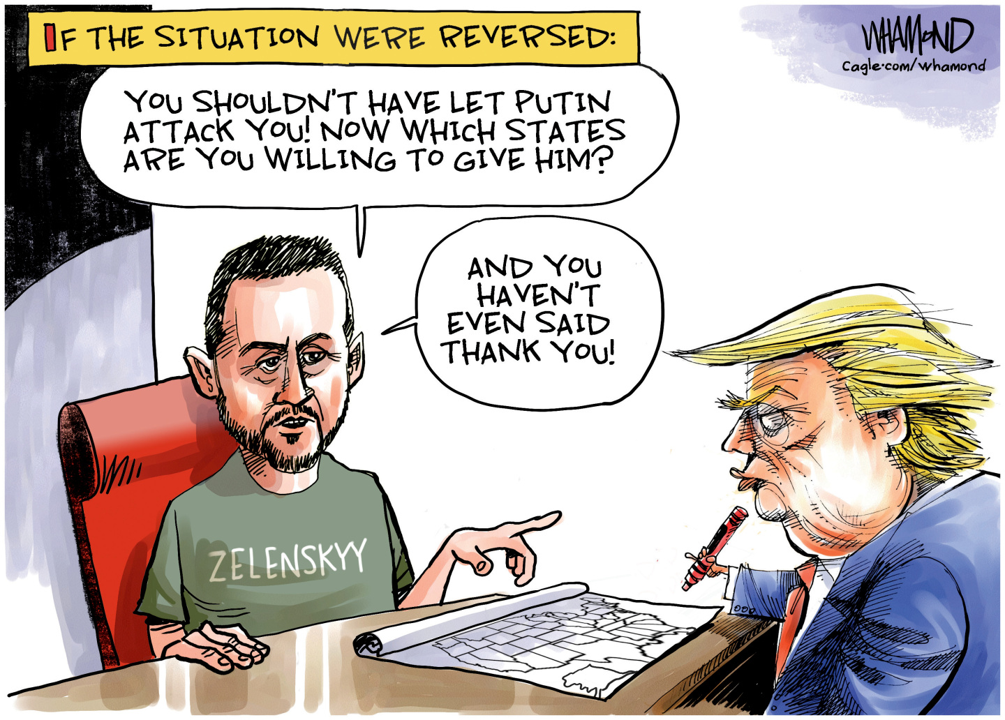 Political cartoon