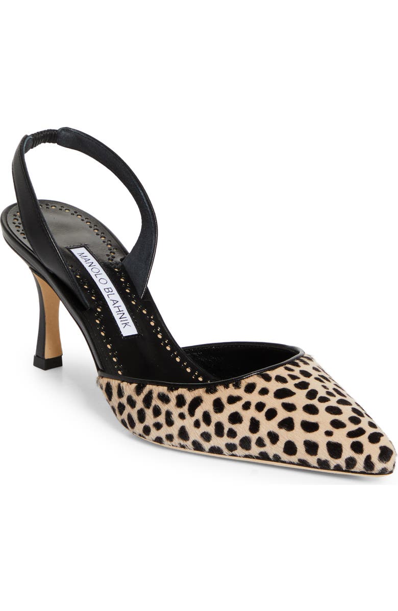 Carolyne Genuine Calf Hair Slingback Pump