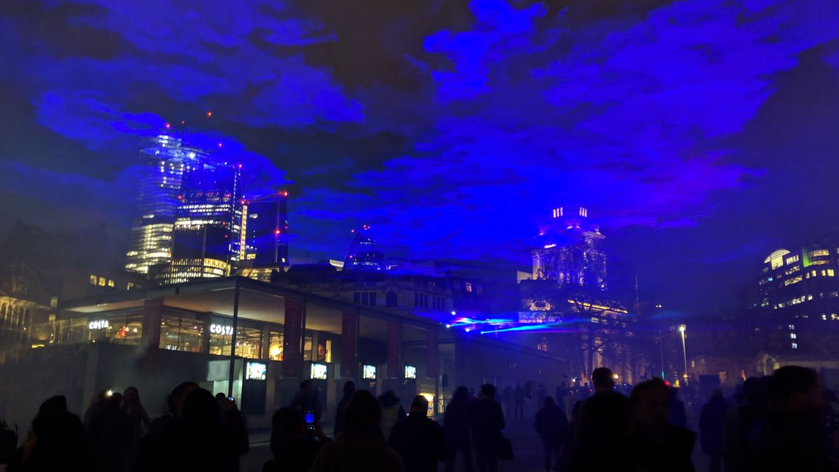 London at night. Image credit: TechRadar