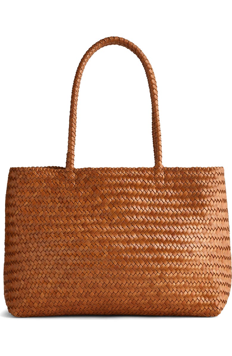 Handwoven Leather Tote