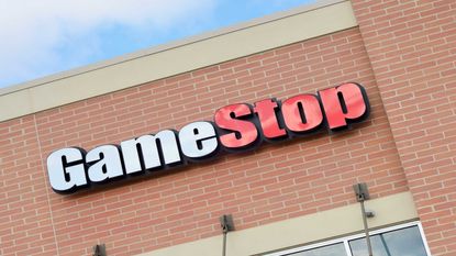 Signage on a GameStop store