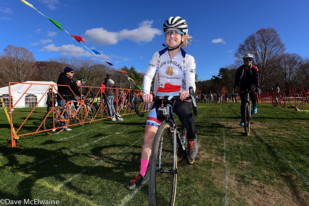 Verge Series leader Ellen Noble (JAM/NCC/Vittoria) got the first call-up on Sunday