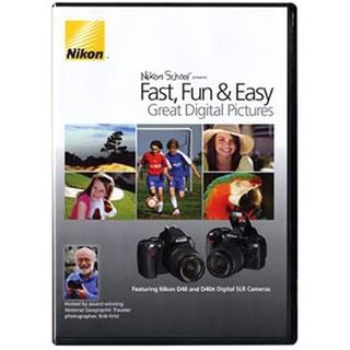 Nikon School Presents: Fast, Fun & Easy Great Digital Pictures DVD against a white background