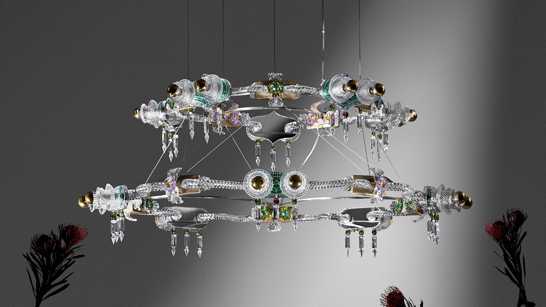Milan Design Week: Bethan Laura Wood rethinks Baccarat chandelier ...