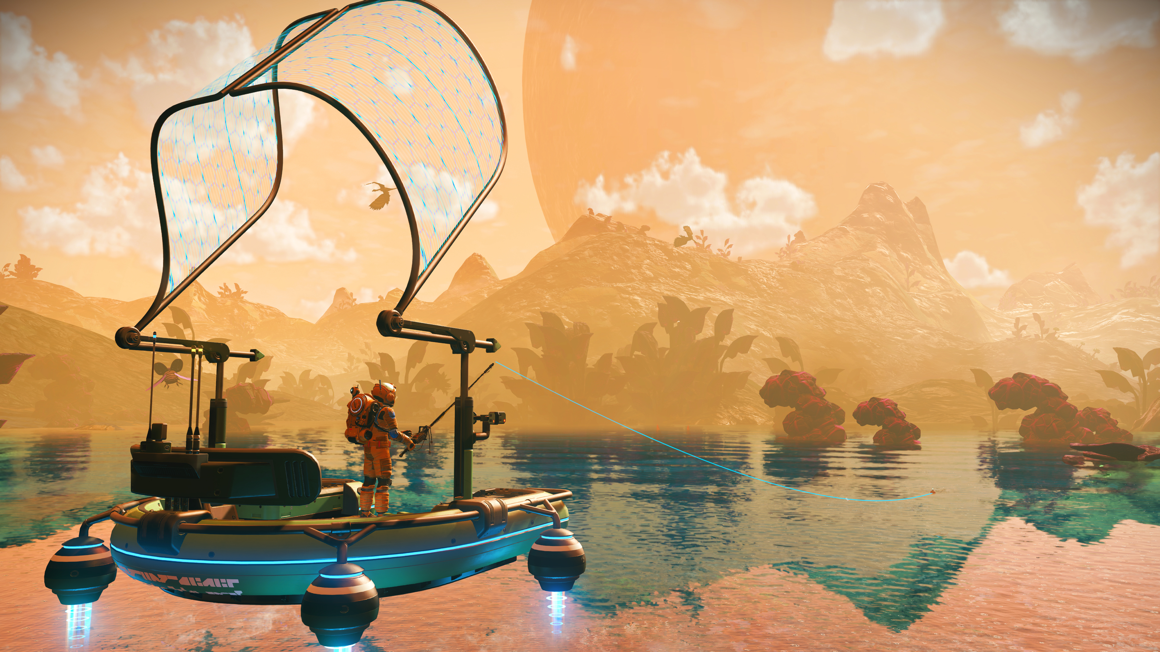 No Man's Sky finalmente ofrece la razón perfecta para explorar unos cuantos billones de planetas: ir a pescar