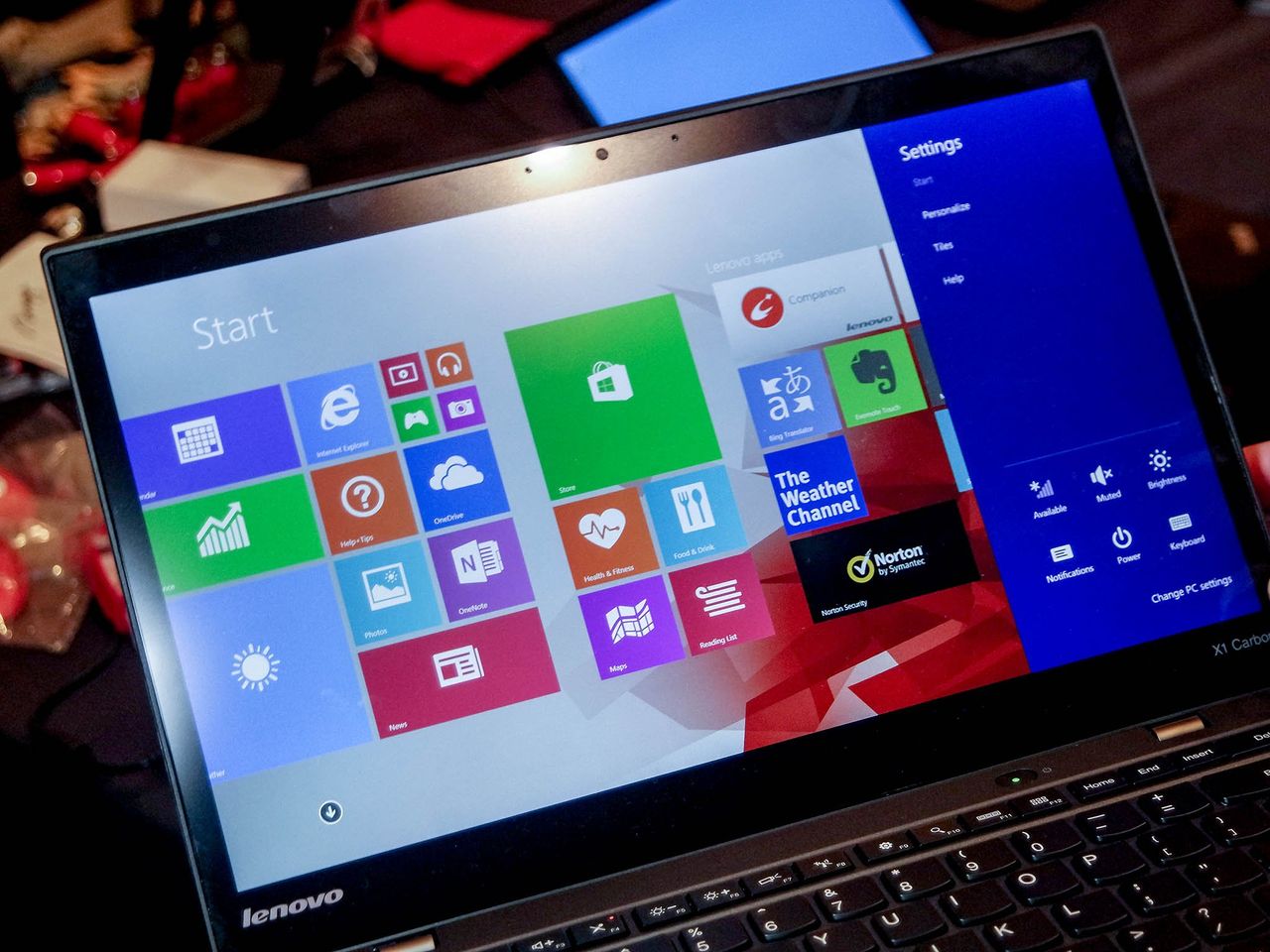 Lenovo Thinkpad X1 Carbon screen