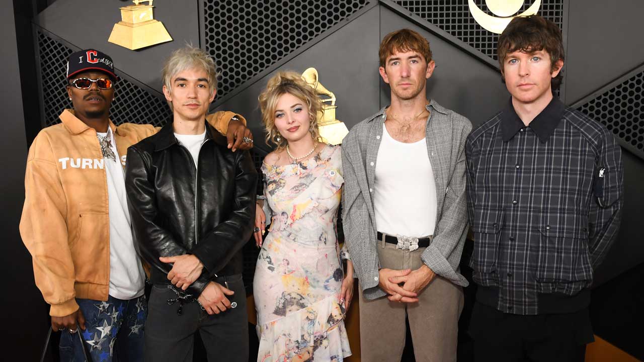 Turnstile on the red carpet at the 2026 Grammys