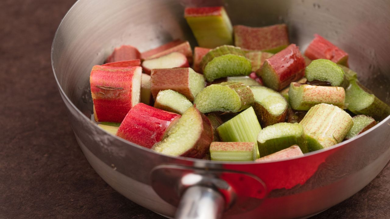 stewed rhubarb