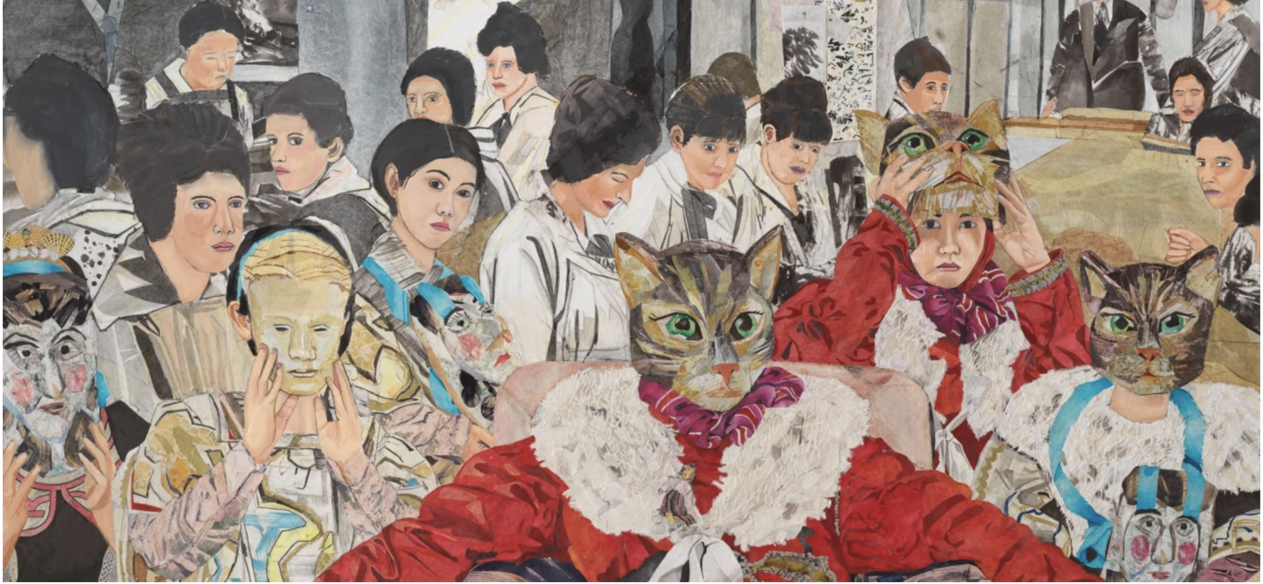María Berrío creates fantastical worlds from Japanese-paper collages in New York