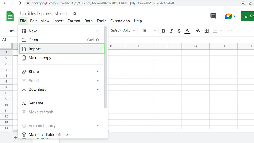 How to Convert an Excel Spreadsheet to a Google Sheet