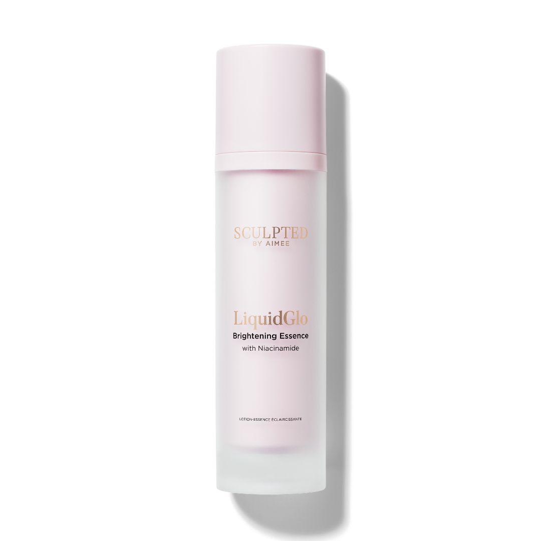 a packshot bottle of sculpted by aimee liquidglo beauty essence