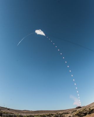 Falcon 9 Launch Trajectory Composite
