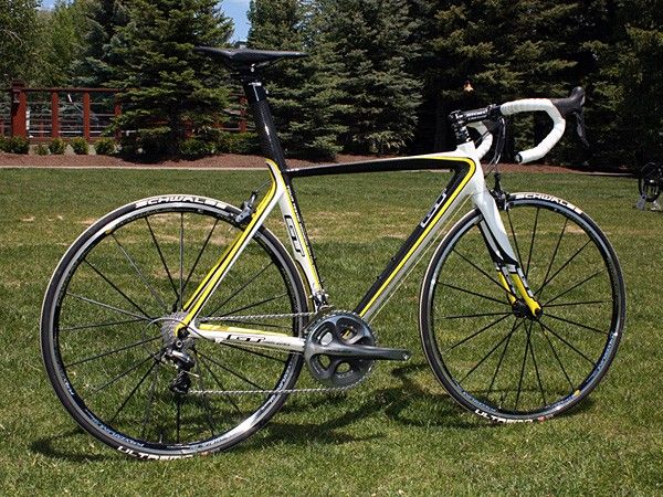 The GT GTR Carbon road racer was raced by the Jelly Belly squad at this year's Tour of California.