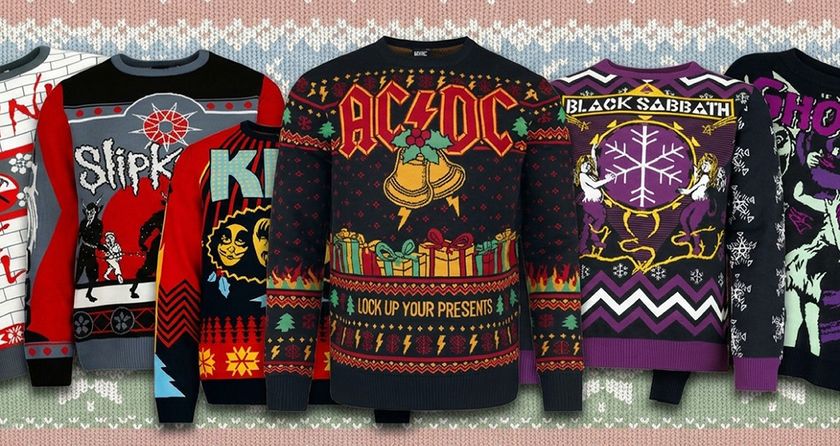 Christmas jumpers montage