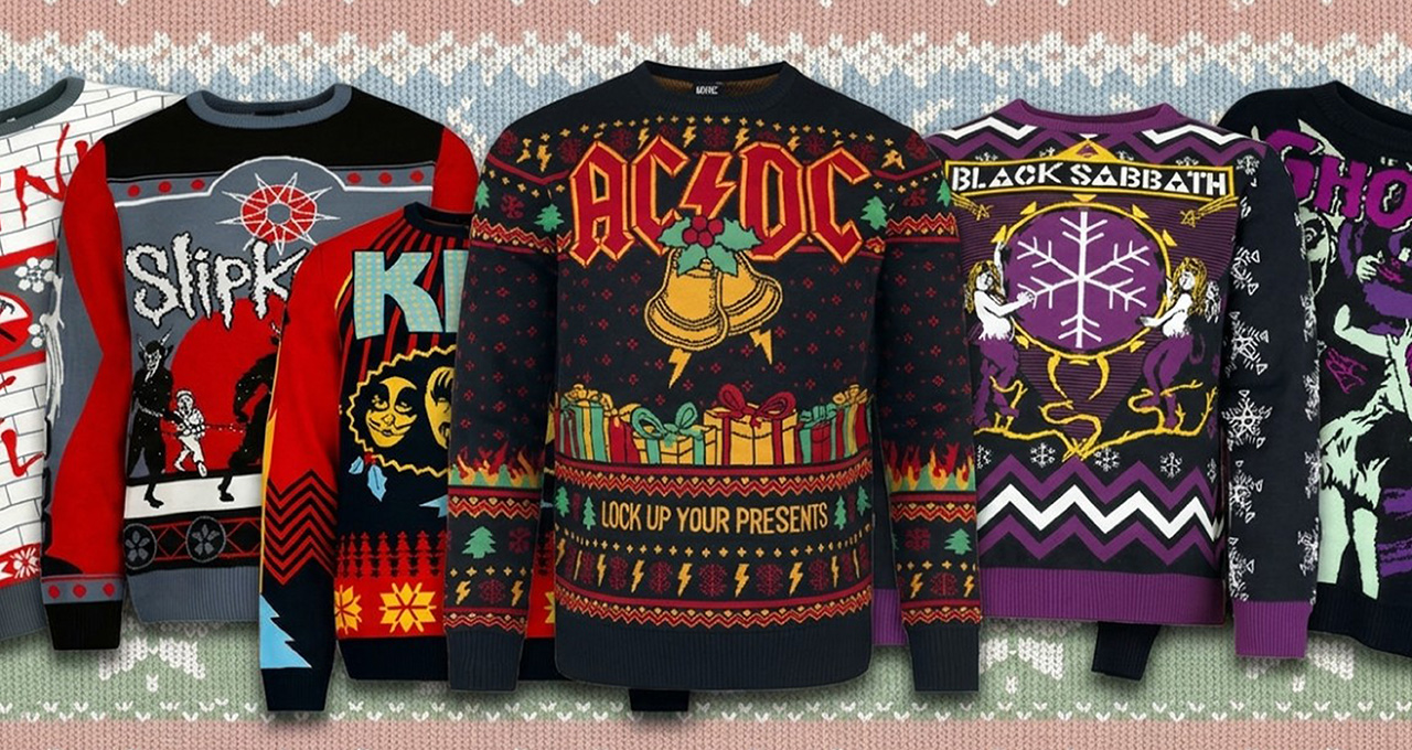 Christmas jumpers montage