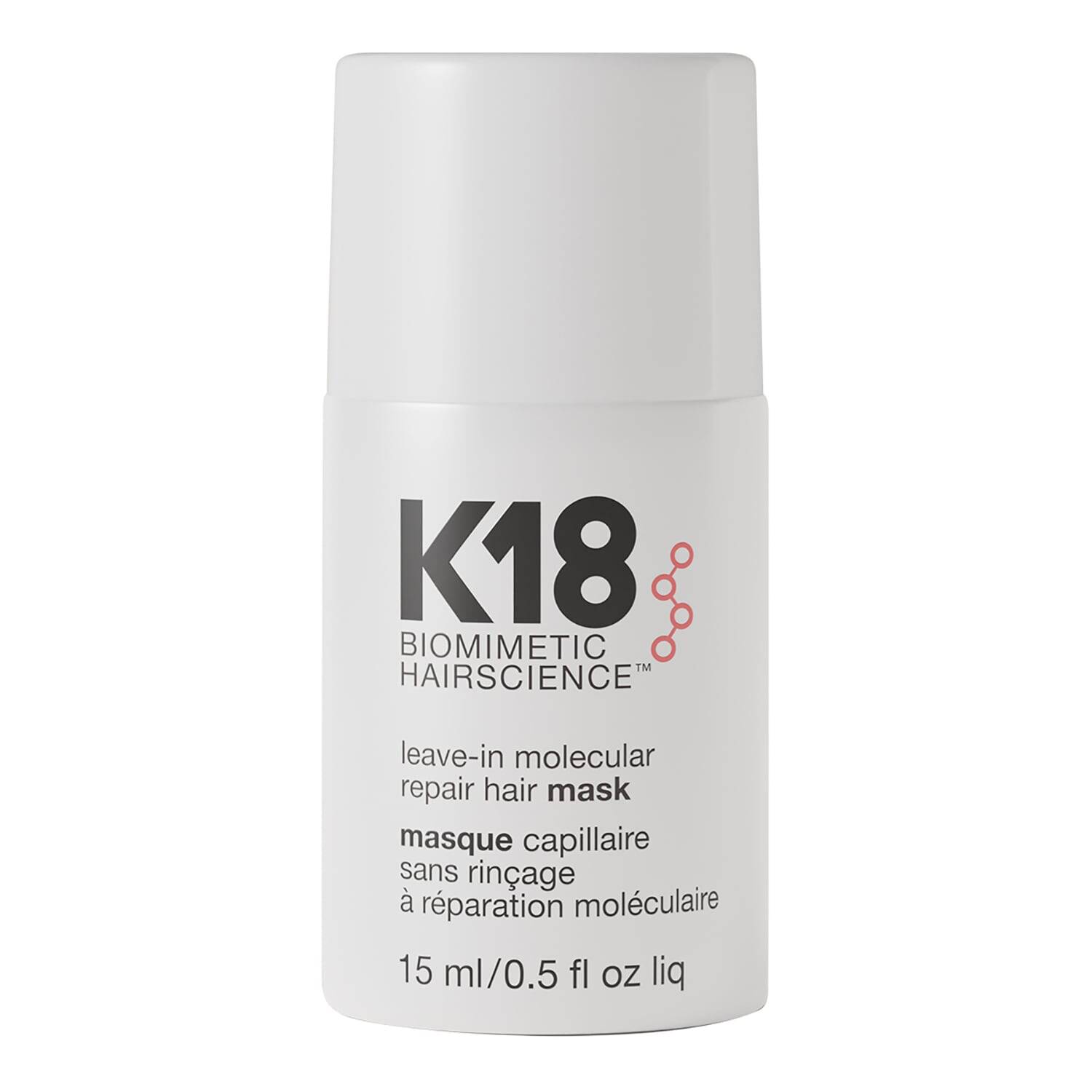 K18 Biomimetic Hairscience Leave-In Molecular Repair Hair Mask - Treatment for Damaged Hair