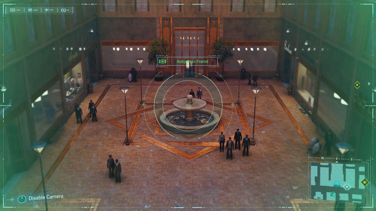 Spider-Man Secret Photo Op of a fountain
