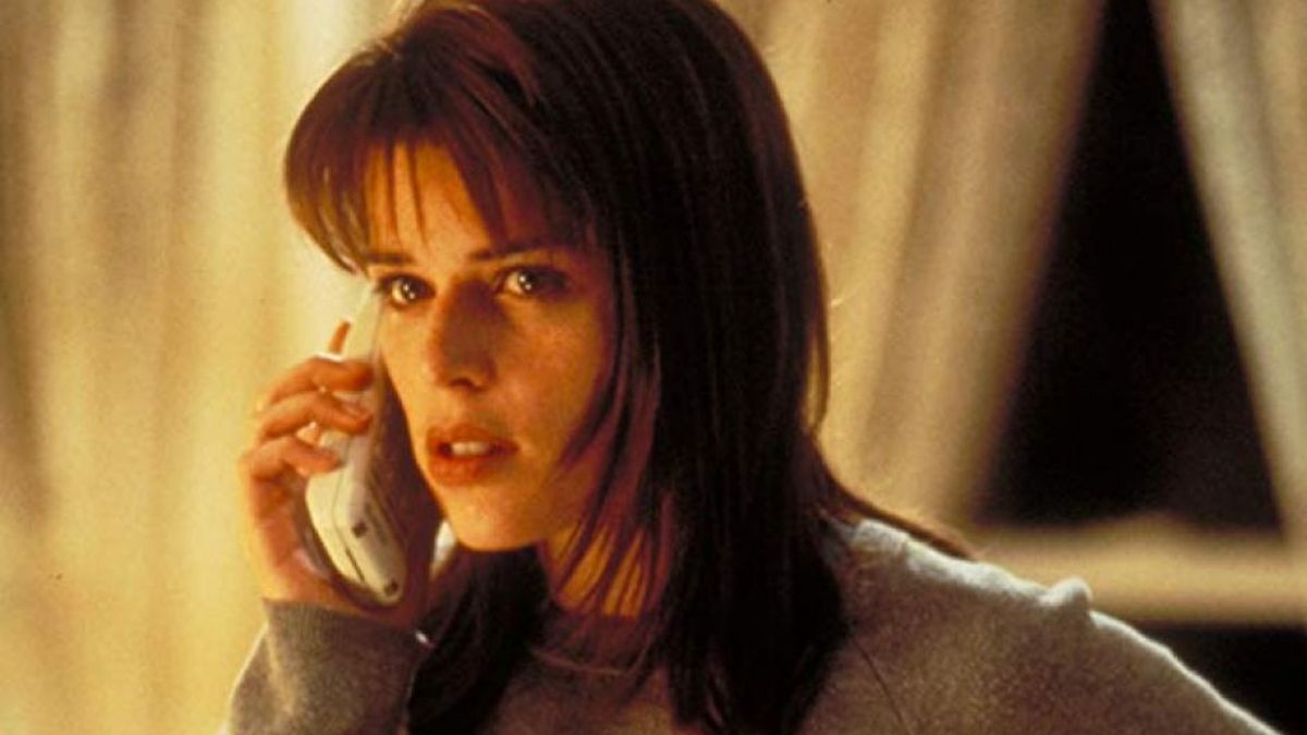 Neve Campbell as Sidney Prescott in Scream 2.