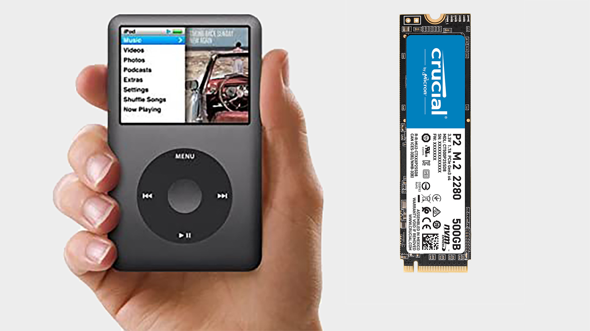 You Can Upgrade An Apple Ipod Classic With An M 2 Ssd Fit For A Pc Pc Gamer