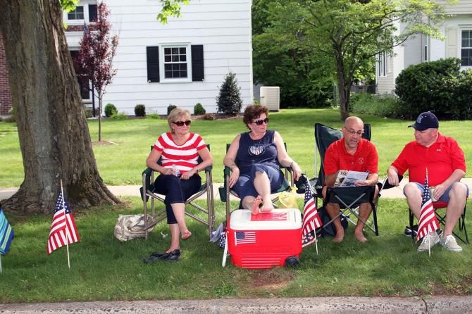 Somerville veterans turn out for the Home Town Event.