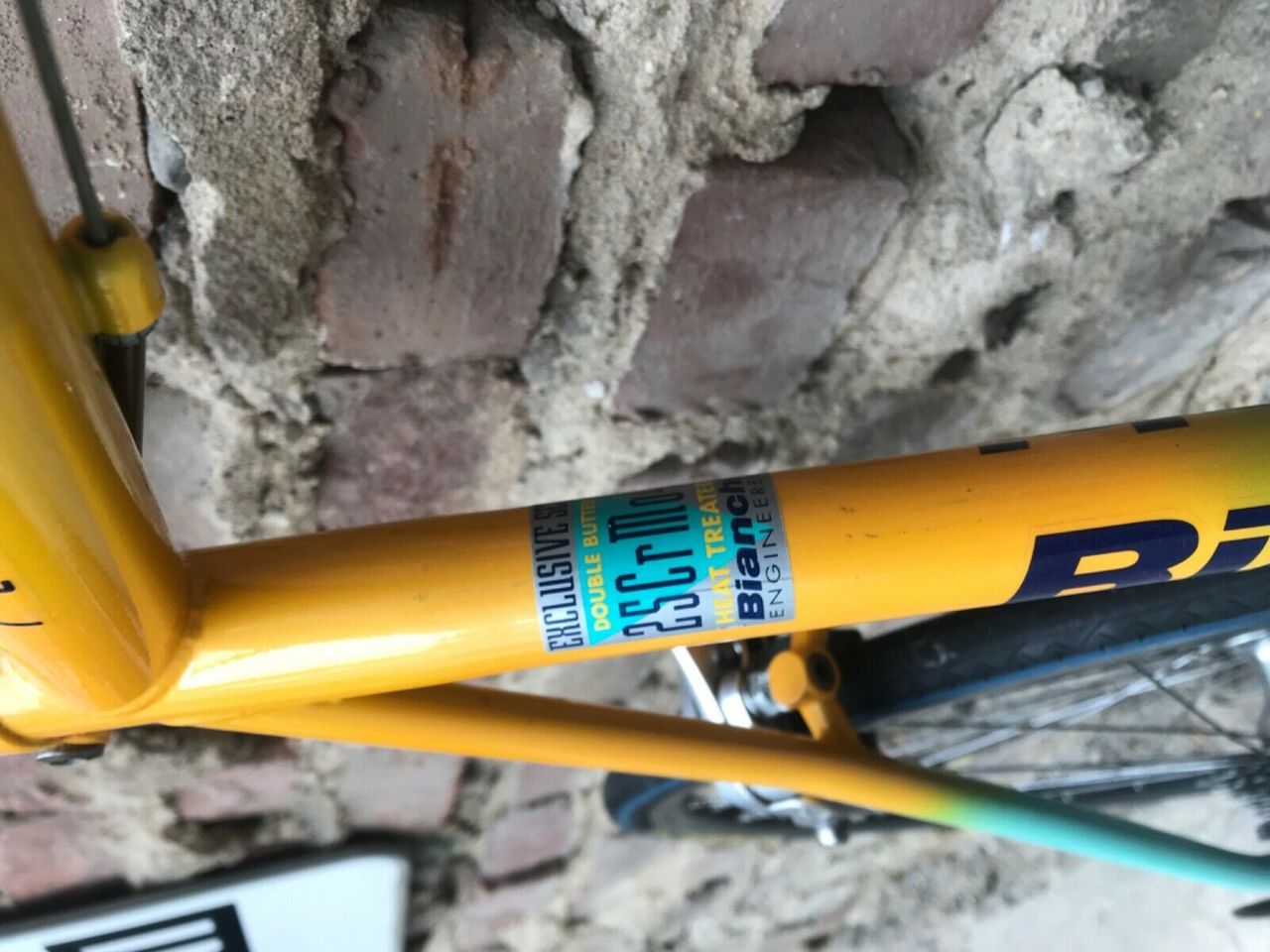 A look at the seat tube