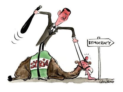 Syrian president takes control