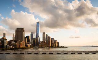 The crystalline form of the One World Trade Center in New York City by SOM scooped the regional award for the Americas