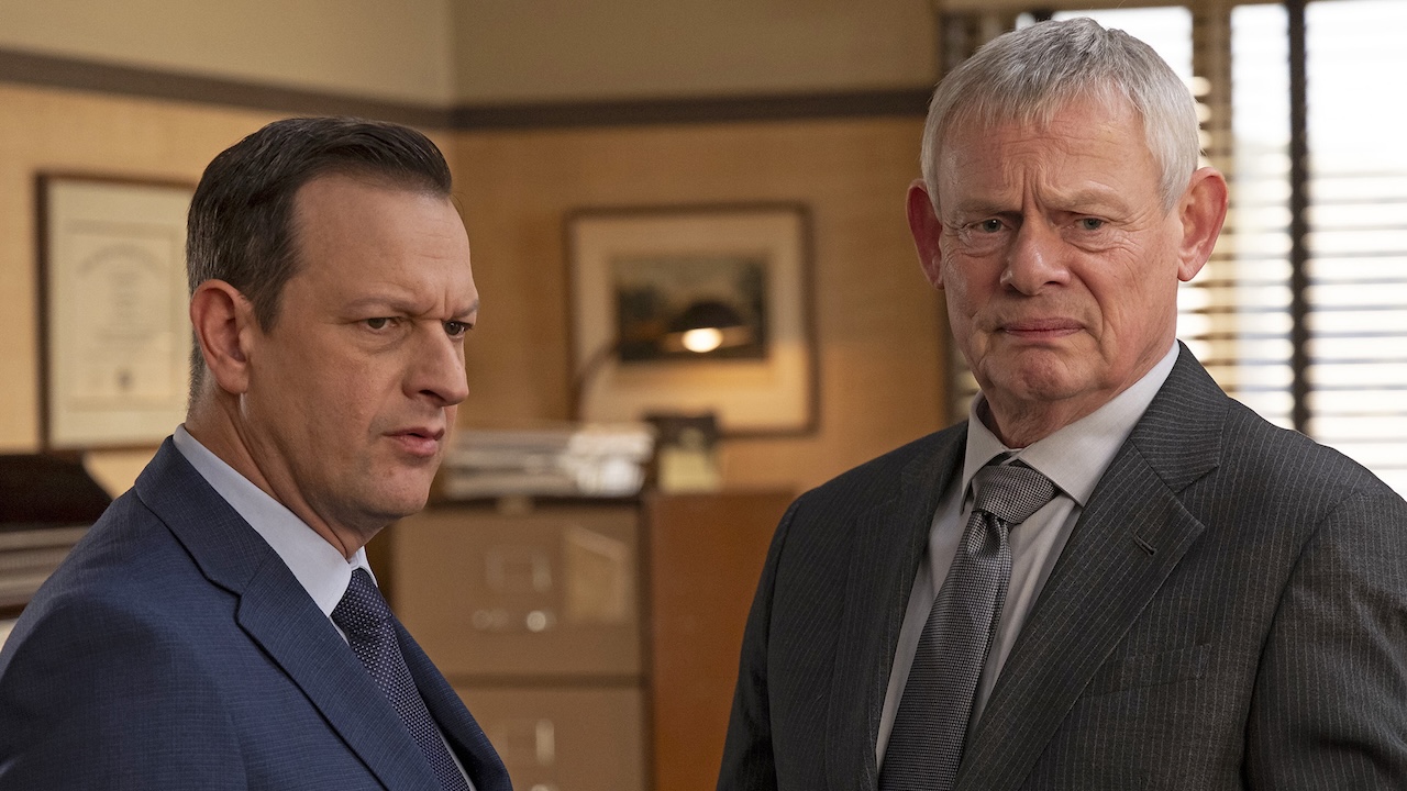 Martin Best and his dad, played by Doc Martin's Martin Clunes, in Best Medicines Season 1x09