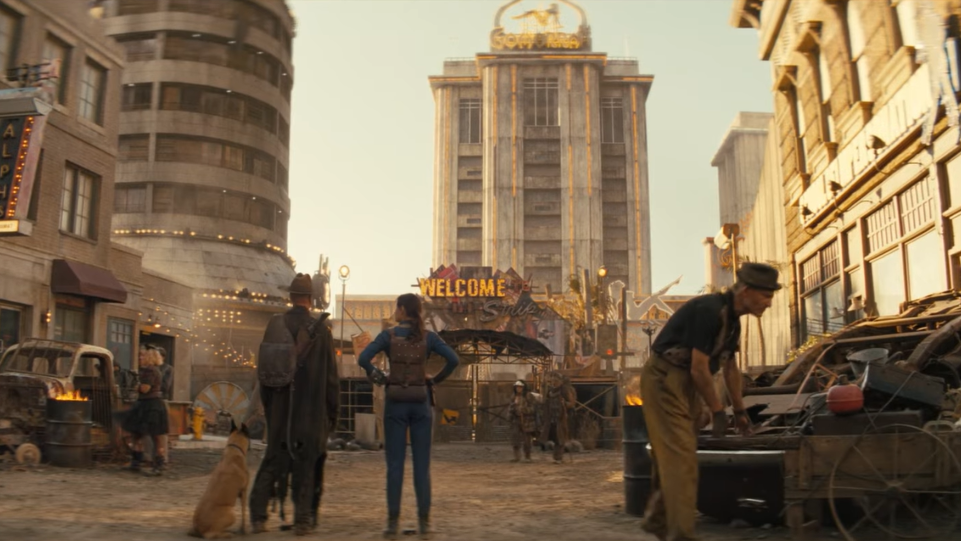 Fallout TV Show season 2: The entrance to the New Vegas Strip