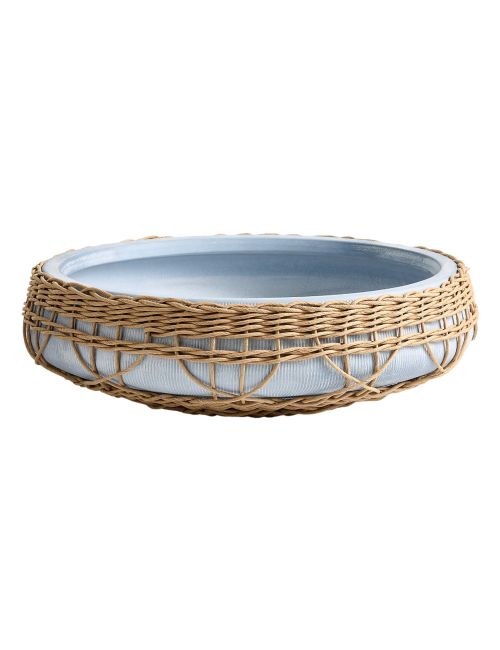 Brisbane Blue Ceramic Decorative Bowl