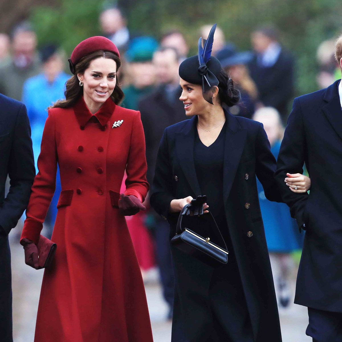 Meghan Markle and Kate Middleton Wear Matching Outfits Amid Feud Rumors ...