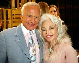 Buzz Aldrin and Lois Cannon