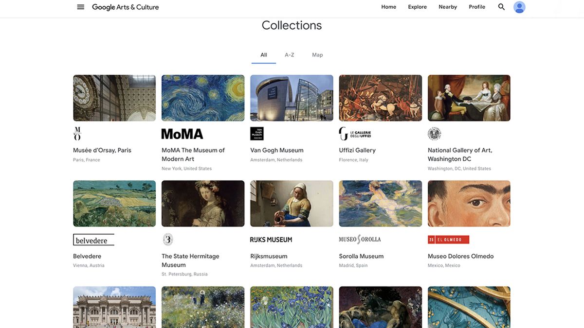 Google Arts &amp; Culture