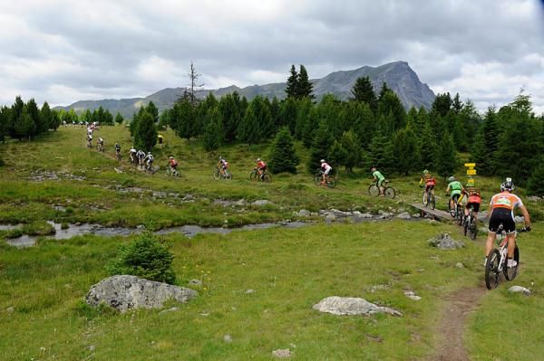 Racers out on course