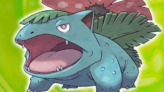 Key art for Pokemon FireRed and LeafGreen showing Venasaur against a swirling green background, cropped for a header image