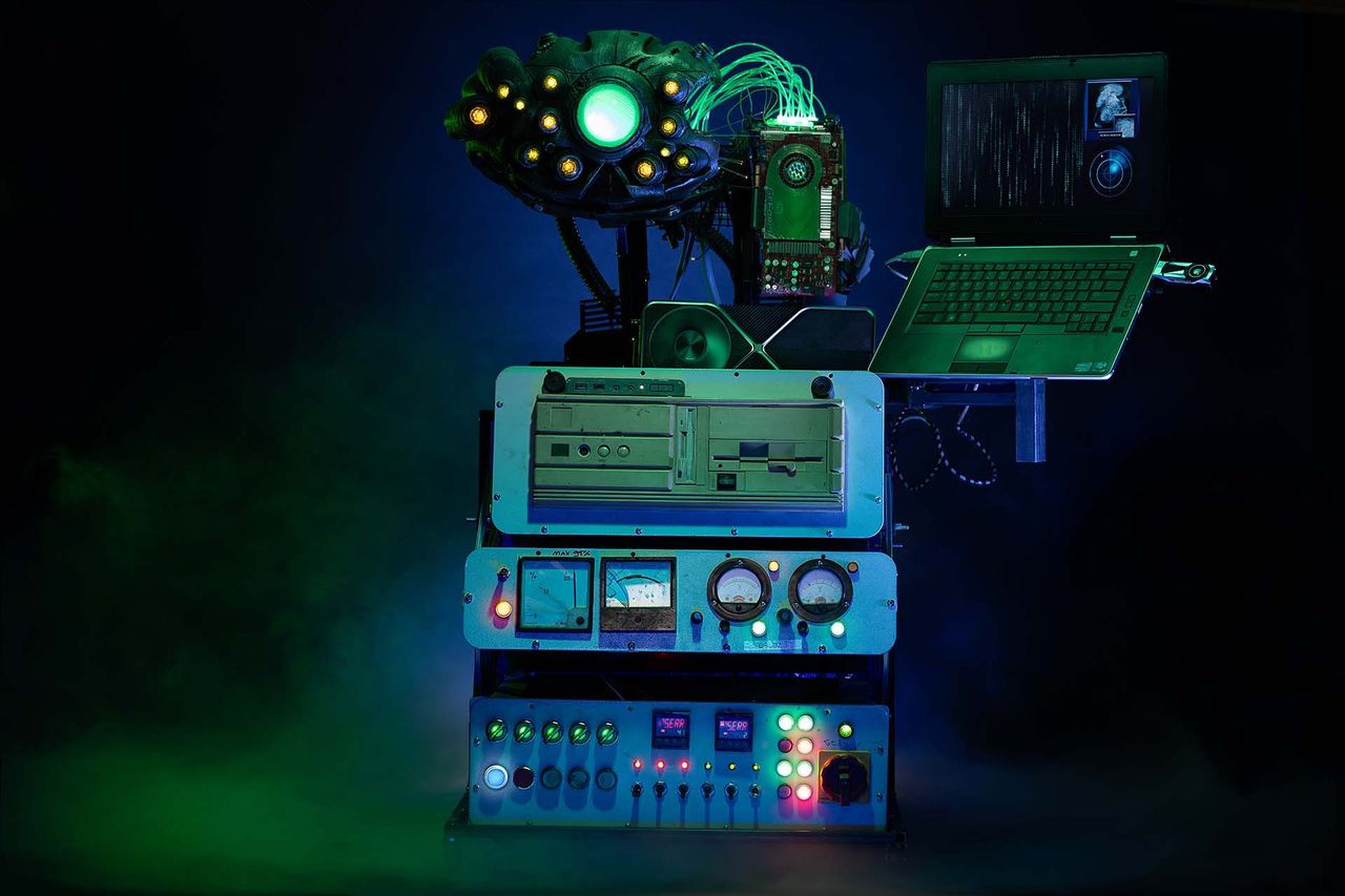 Nvidia RTX 30-series PCs modded to look like they're out of The Matrix