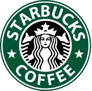 Starbucks logo illustrating emblem type of logo